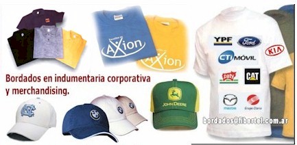 Indumentaria con logo - Logos corporativos - Chombas - Remeras - Camisas - Fabrica de gorras