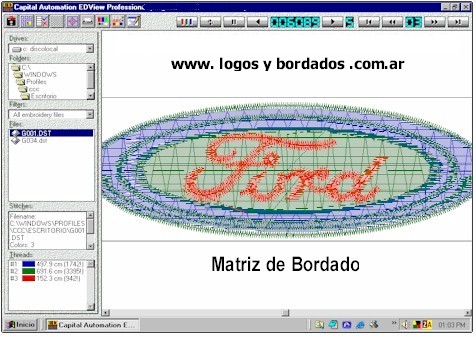 Matriz de Bordado